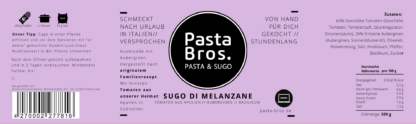 Pasta Bros. Sugo di Melanzane